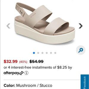 Brand new crocs sandals